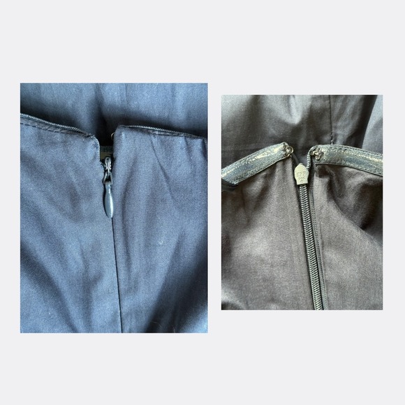 ASTR Strapless Lace Up Bubble Dress Navy Size S NWT $99 Midi Cocktail Party - Picture 5 of 7